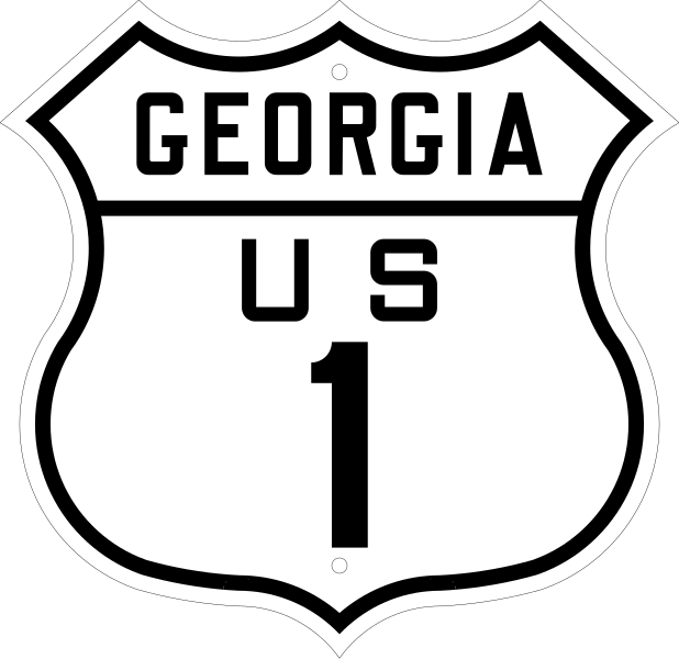 File:US 1 Georgia 1926.svg