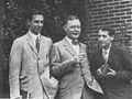Uhlenbeck, Kramers und Goudschmidt (rechts), ca. 1928
