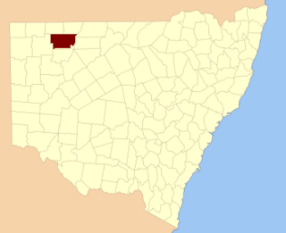 Ularara County Cadastral in New South Wales, Australia
