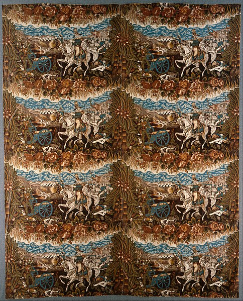 File:United States - Furnishing Fabric- The Battle of Resaca de la Palma - Google Art Project.jpg