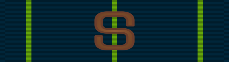 File:United States Navy Rifle Marksmanship Ribbon with sharpshooter device.svg