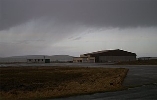 <span class="mw-page-title-main">Unst Airport</span> Airport in Baltasound