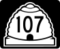 Маркер State Route 107