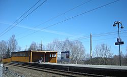Vakås Station: Station på Drammenbanen