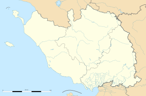 拉布勒托尼耶尔-拉克莱在旺代省的位置