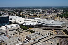 The event was held at the Kay Bailey Hutchison Convention Center in Dallas, Texas. View of Kay Bailey Hutchison Convention Center from Reunion Tower August 2015 11.jpg