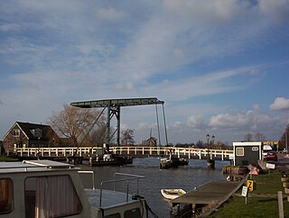 Vijfhuizen Village in North Holland, Netherlands