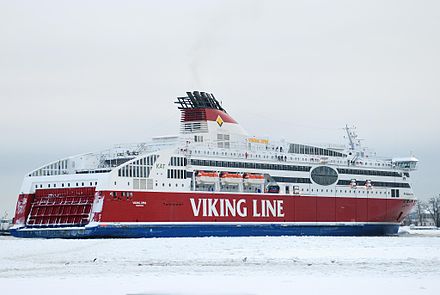 Ледовые классы судов. MS Viking XPRS. Viking line паром XPRS. Викинг корабль Хельсинки. Пассажирский паром Викинг Киндерелла.