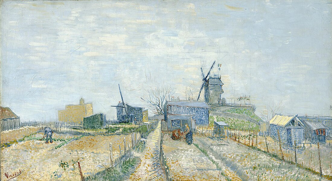 File:Vincent van Gogh - Montmartre- molens en moestuinen - Google Art Project.jpg