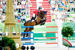 Voyeur est un cheval KWPN hongre bai monté par Kent Farrington en saut d'obstacles avec l'équipe olympique américaine. Il est la propriété de Amalaya Investissements.