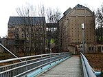 Hängebrücke über die Zschopau an der Wöllsdorfer Mühle