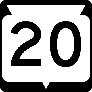 <span class="mw-page-title-main">Wisconsin Highway 20</span> Highway in Wisconsin