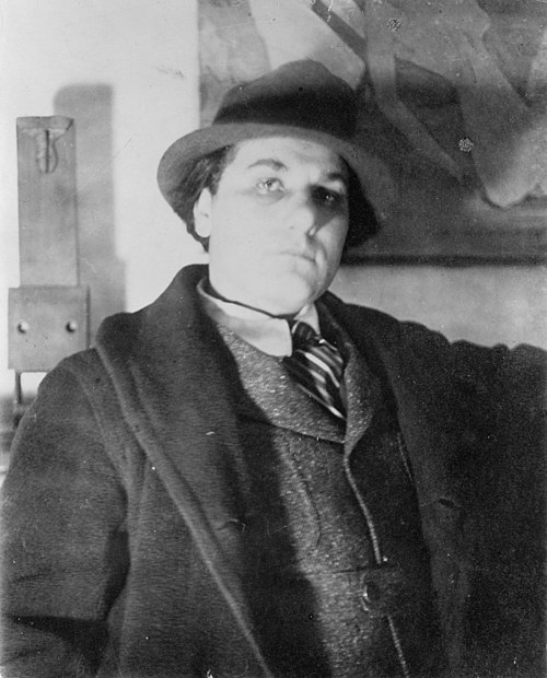 William Zorach circa 1917, photographed by Man Ray