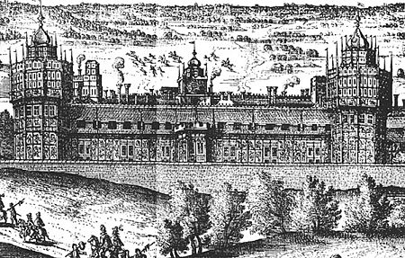 Woodcut of Nonsuch Palace