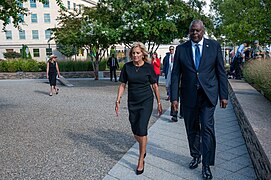 Wreath laying ceremony at the National 22nd September 11th ceremony at The Pentagon Memorial at the Pentagon on September 11, 2023 18.jpg