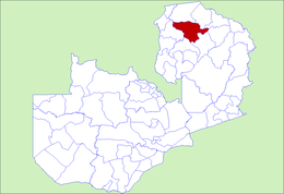 District de Mporokoso - Carte