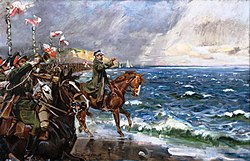 February 10, 1920: Poland regains a seaport Zaslubiny Polski z morzem.jpg