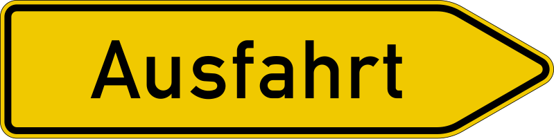 File:Zeichen 333-21 - Ausfahrt von anderen Straßen, StVO 1992.svg