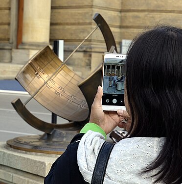 "Toronto Time" sundial at University of Toronto