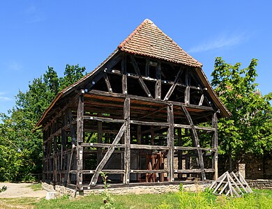 Half-timbered house from Hagenbach Écomusée d’Alsace Ungersheim France