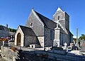 L’église Saint-Vigor. Vue sud-ouest.