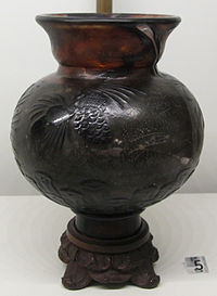 Émile gallé, vaso per foreste che non sono più, nancy 1892.JPG