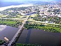 Kaluga from the height of bird flight