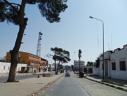 Изглед от улица в града през 2012 г.