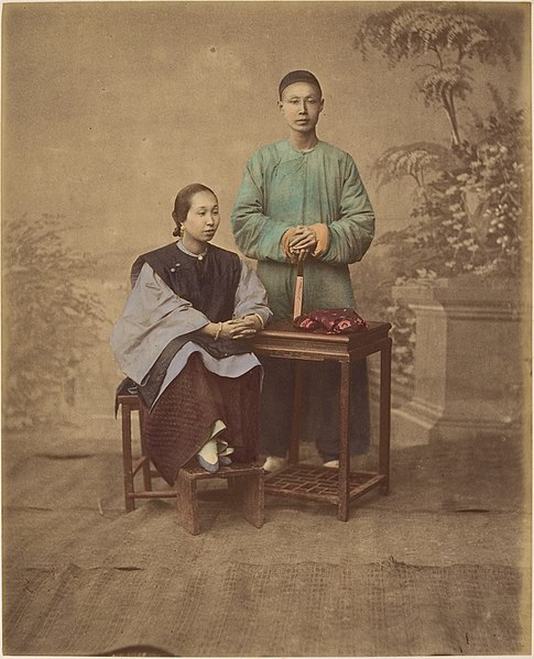 File:-Portrait of a Chinese Couple- MET DP155590.jpg