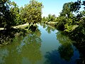 Vue du canal en amont de la dernière écluse - Saint-Laurent-de-la-Prée