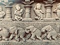 11th 12th century Pachala Someshwara Temple reliefs and mandapams, Panagal Telangana India - 67.jpg