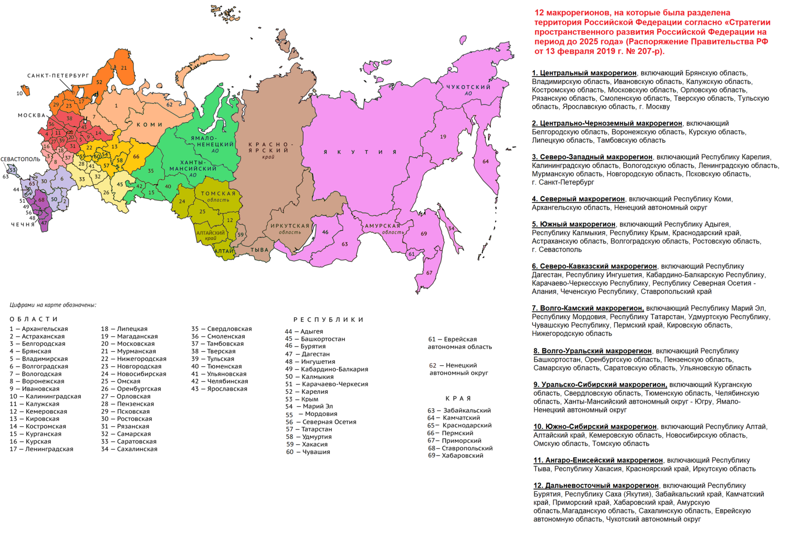 Западный макрорегион карта