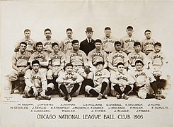 Die Cubs von 1906 (NL-Sieger)