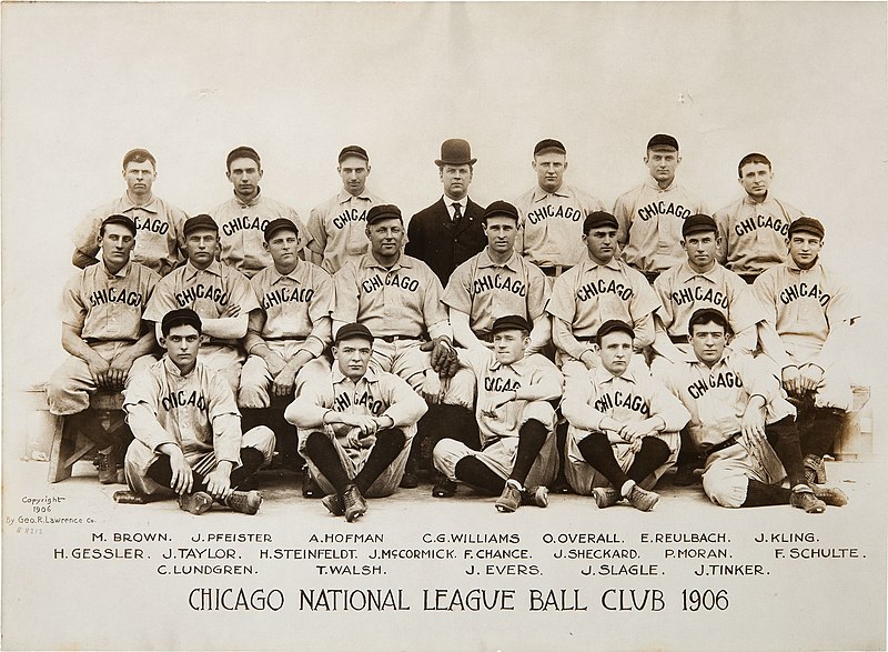 Chicago Cubs team picture, 1906 - Digital Commonwealth