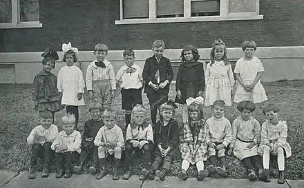 1921 kindergarten class at the East Texas State Normal College Training School