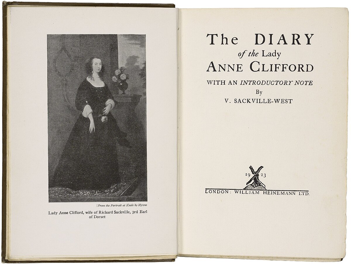 Дневник леди элизы. Клиффорд, Анна, баронесса де Клиффорд. Леди с книгой. Сэквилл, Томас, 1-й Граф Дорсет. Сомов дневники 1923.
