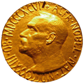 <span class="mw-page-title-main">Nobel Peace Prize</span> One of five Nobel Prizes established by Alfred Nobel