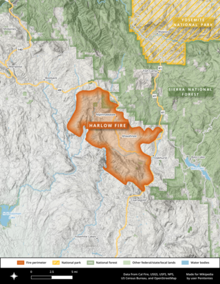 <span class="mw-page-title-main">Harlow Fire</span> 1961 wildfire in Central California