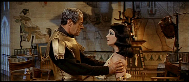 Harrison as Julius Caesar in Cleopatra (1963) for which he was nominated for an Academy Award