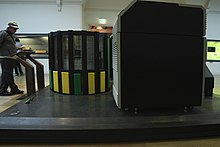 Side view of 1985 Supercomputer Cray-2, Musee des Arts et Metiers, Paris 1985-Cray-2-side-view.jpg