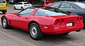 1987 Chevrolet Corvette Coupe, rear left view