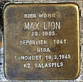 Miniatuur voor Bestand:2012 03 Stolpersteine Max Lion.jpg