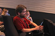 Wikimania 2014, London. Erik Möller.