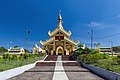 * Nomination Maha Wizaya Pagoda. Yangon, Myanmar. --Halavar 19:51, 6 March 2018 (UTC) * Promotion Two things 1. it looks deformed and it needs a negative correction 2. the colours are really too strong for me. Like this no Q1 for me --Michielverbeek 22:16, 6 March 2018 (UTC) Very good image if the disturbing lamps were cropped. -- Spurzem 11:48, 7 March 2018 (UTC)  Done New version uploaded. Hope it's better now. --Halavar 12:35, 7 March 2018 (UTC) Yes it is better, you have tackled both problems --Michielverbeek 12:53, 7 March 2018 (UTC)