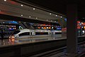 A CRH380BL EMU on G43 service at Shanghai Hongqiao