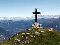 Monte Croce means mountain with the cross.