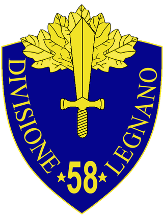 <span class="mw-page-title-main">58th Infantry Division "Legnano"</span> Military unit