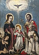 La Saint famille (Anonymous painter) - Musée du Pays rabastinois (Holy Family )