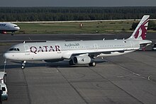 A7-AIC Airbus A321 Qatar Airways (7272336794).jpg