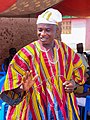 A Young Man Traditionally Dressed for an Occasion in Northern Ghana